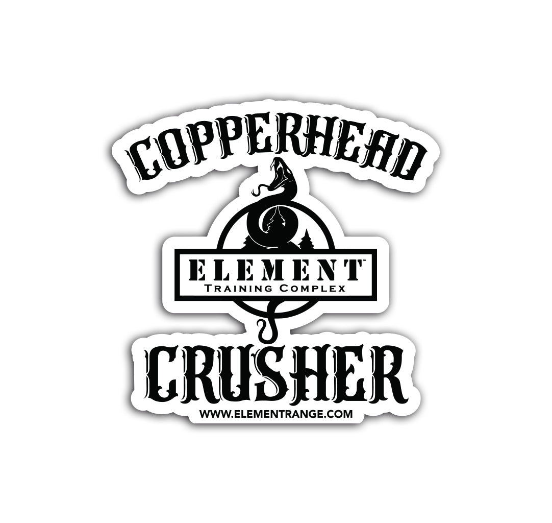 Copperhead Crusher Sticker